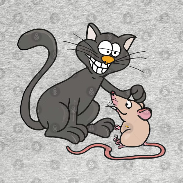 Cat and mouse funny by Right-Fit27